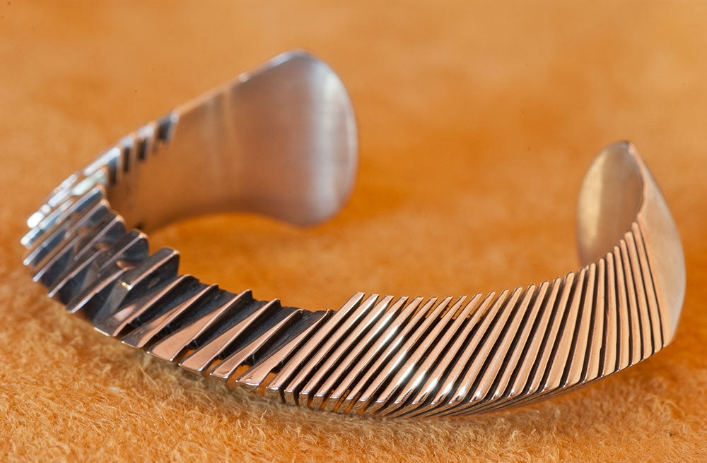 Sedona Indian Jewelry - Isaiah Ortiz Silver Bracelet